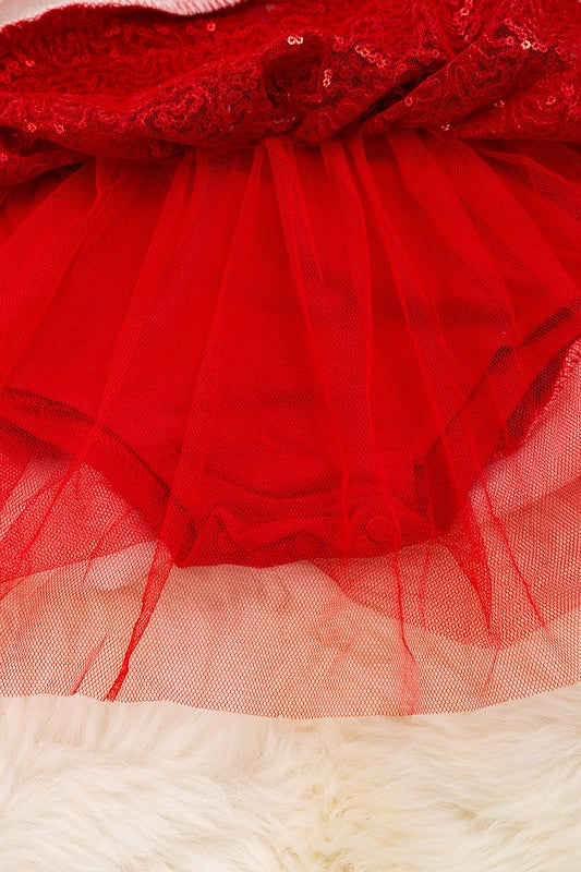 Santa Baby Sequin Tulle Dress