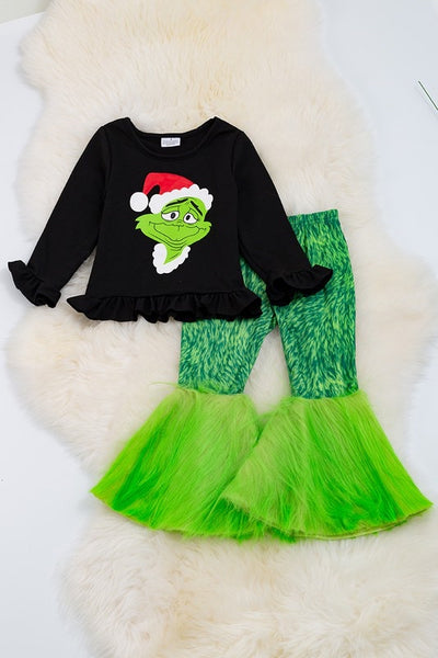 Mr. Grinch Belle Bottom Set