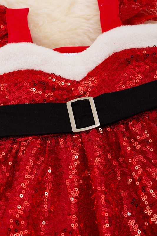 Santa Baby Sequin Tulle Dress