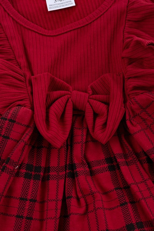 She’s a Doll Plaid Ruffle Onsie