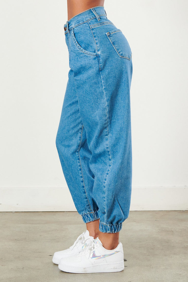 New Jersey Denim Track Pants