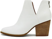 Making my way Downtown Cut Out Booties (White)