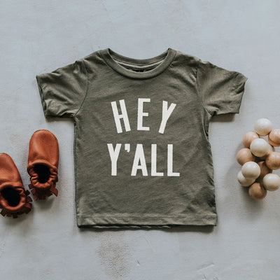 Hey Yall Little Boys Tee