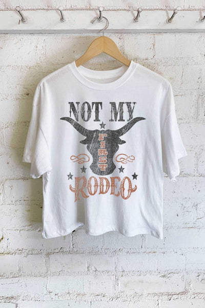 Not my First Rodeo Graphic Tee (White)