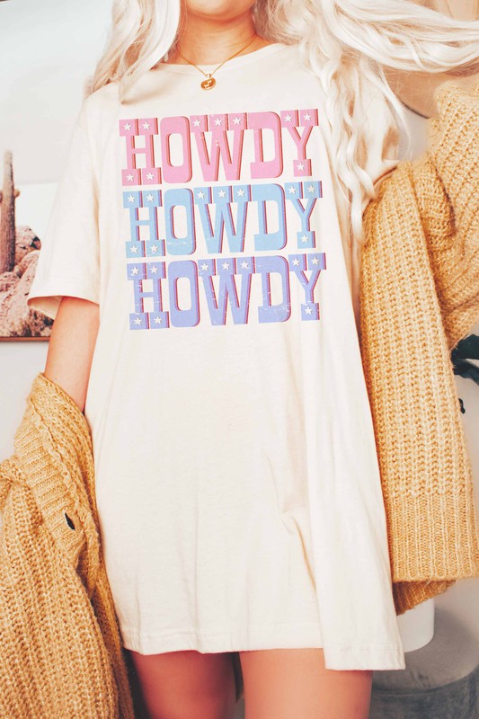 Highlight Howdy Graphic Tee (White)