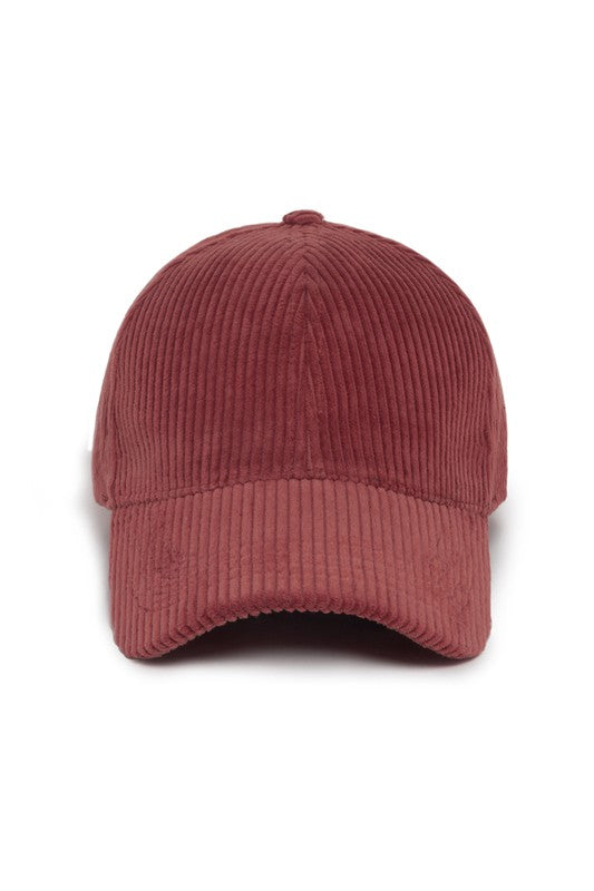 Everyday Corduroy Baseball Cap (Multi Colors)