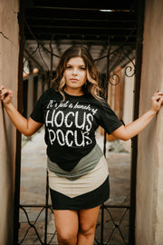 "It's Just a Bunch of Hocus Pocus" Graphic Tee (Black)