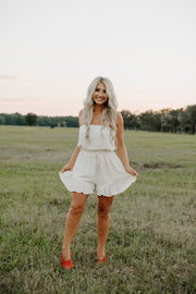 Home of the Brave Ivory Romper