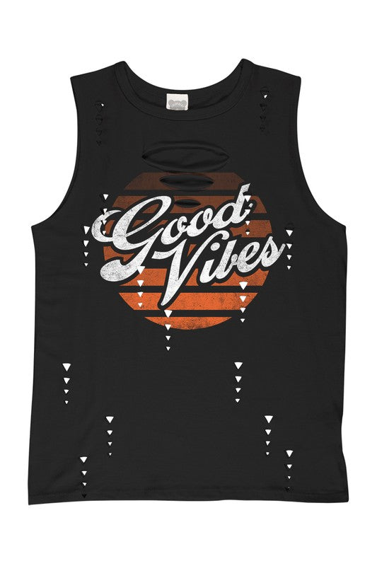 Good Vibes Graphic Tank Top