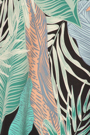 Curvy Tropical Print Tee Dress