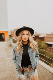 The Pearl-fect Denim Jean Jacket