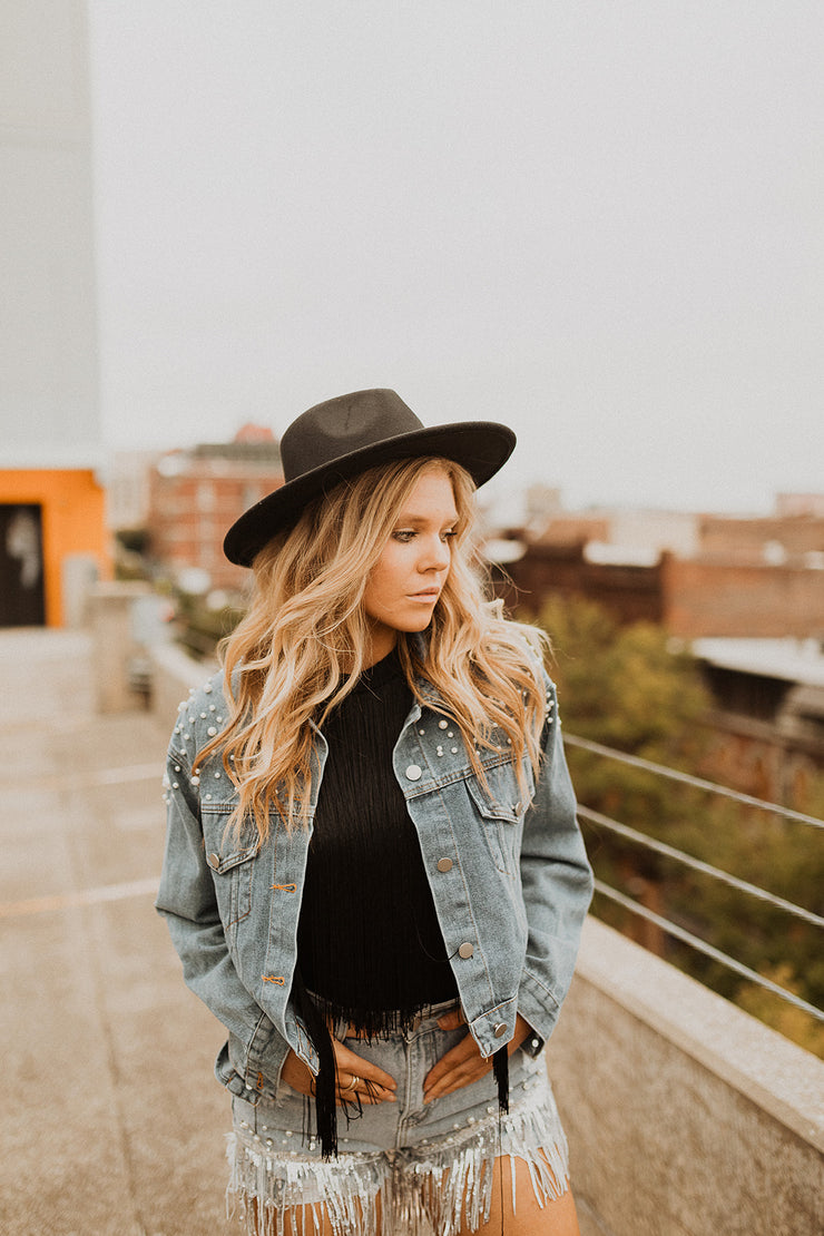 The Pearl-fect Denim Jean Jacket