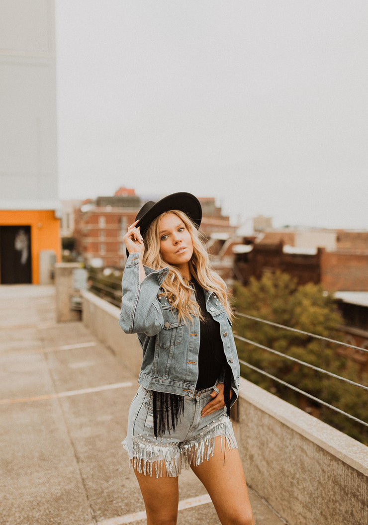 The Pearl-fect Denim Jean Jacket