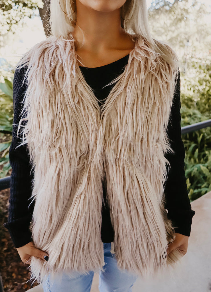 Are Your For Real Faux Fur Vest