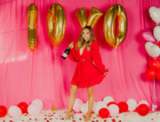 Love Me Like You Mean It Red Ruffle Dress