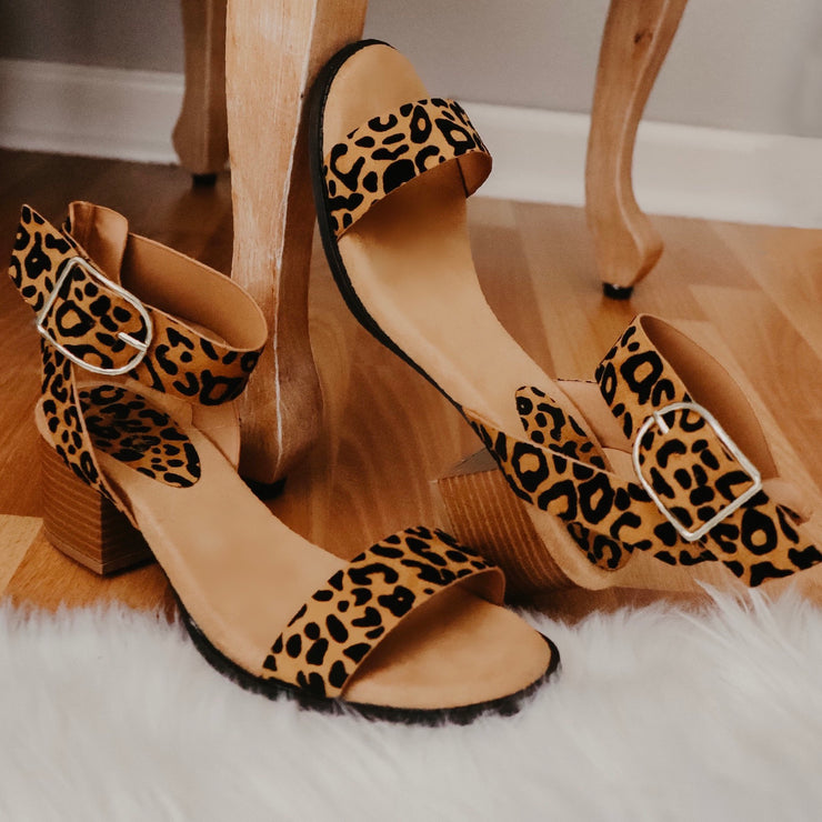 Take a Walk on the Wild Side Low Heeled Sandals