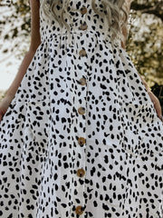 Lassie Leopard Midi Dress