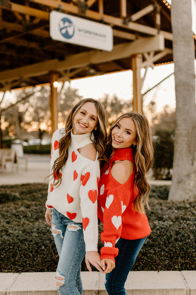 The Queen of Hearts Cut Out Sweater