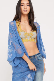 Bohemian Lace Cardigan (Sky Blue)