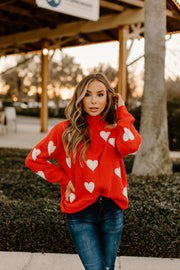 The Queen of Hearts Cut Out Sweater