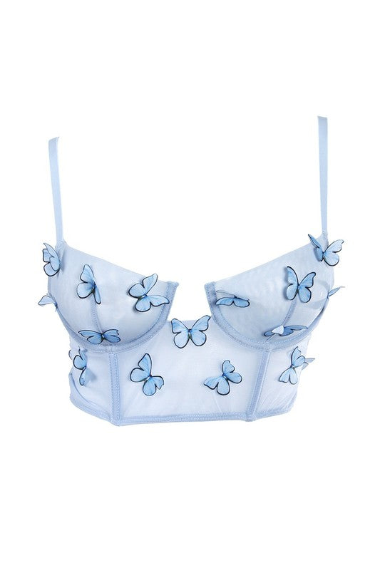 Giving me Butterflies Bralette Top