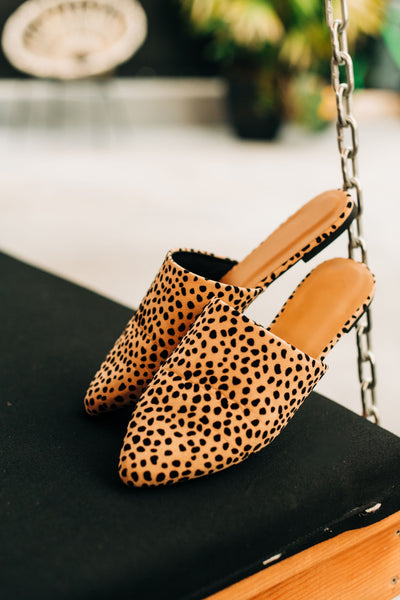 Catch Me If You Can Cheetah Print Flats