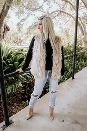 Are Your For Real Faux Fur Vest