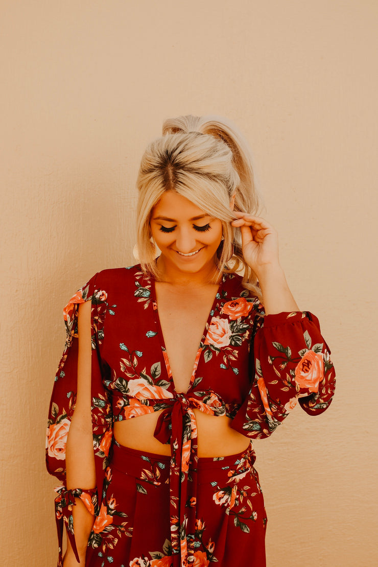 Meant to Be Floral Two Piece Set