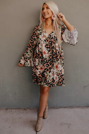 Lilly and Leopard Babydoll Dress