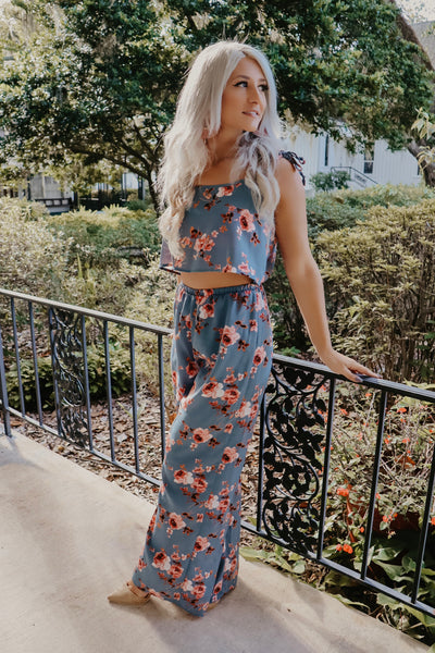 Fearless Floral Cut Out Jumpsuit