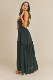 Hot Girl Summer Cut-out Maxi Dress (Black)