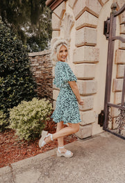 Mint To Be Leopard Wrap Dress