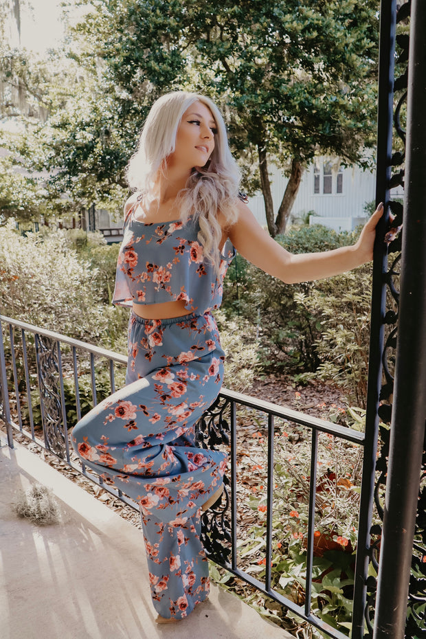 Fearless Floral Cut Out Jumpsuit