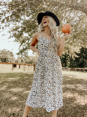 Lassie Leopard Midi Dress