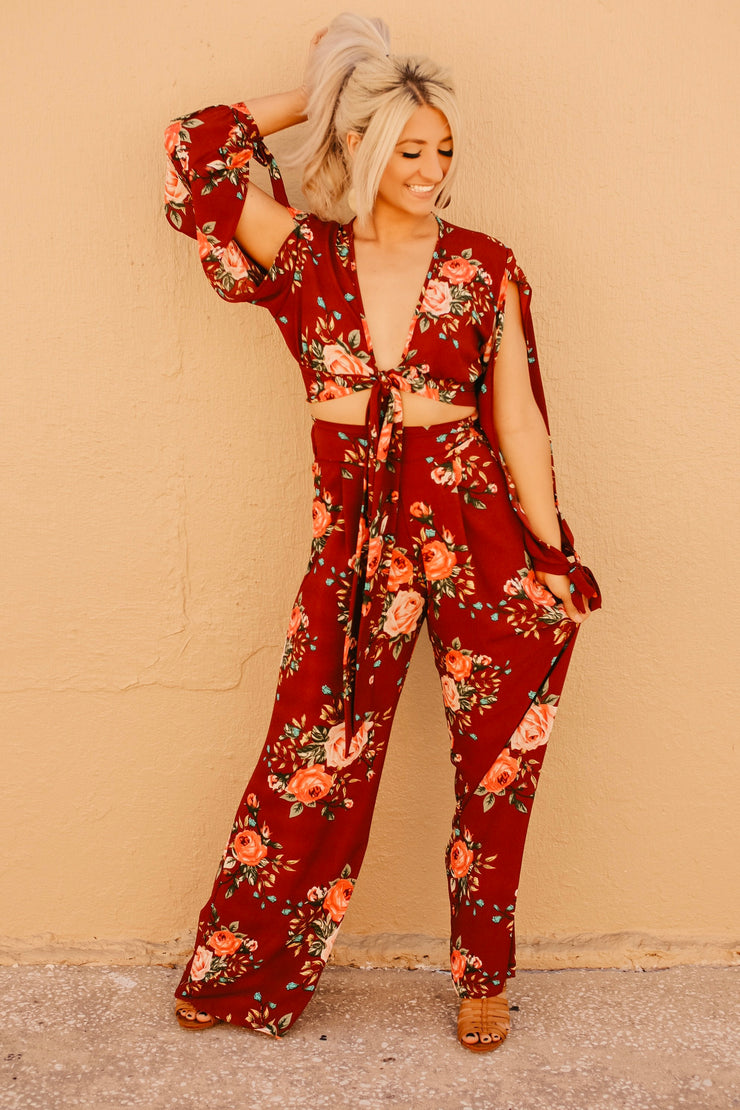 Meant to Be Floral Two Piece Set