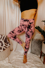 Do or Dye High Waisted Leggings (Mauve)