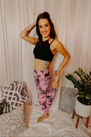 Do or Dye High Waisted Leggings (Mauve)