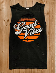 Good Vibes Graphic Tank Top