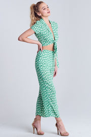 Paradise Patterned Two Piece Set