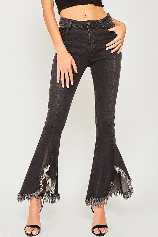 Fantasy Frayed Southern Belle Bottoms ( Black Denim )