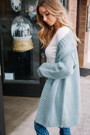 Mint to Be Knitted Sweater Cardigan