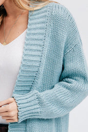 Mint to Be Knitted Sweater Cardigan