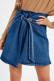 If You Dare Denim Jean Skirt