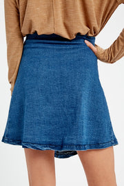 If You Dare Denim Jean Skirt