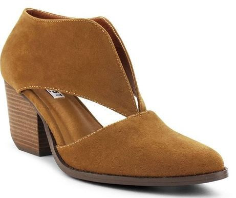 Carrie Camel Cut Out Booties