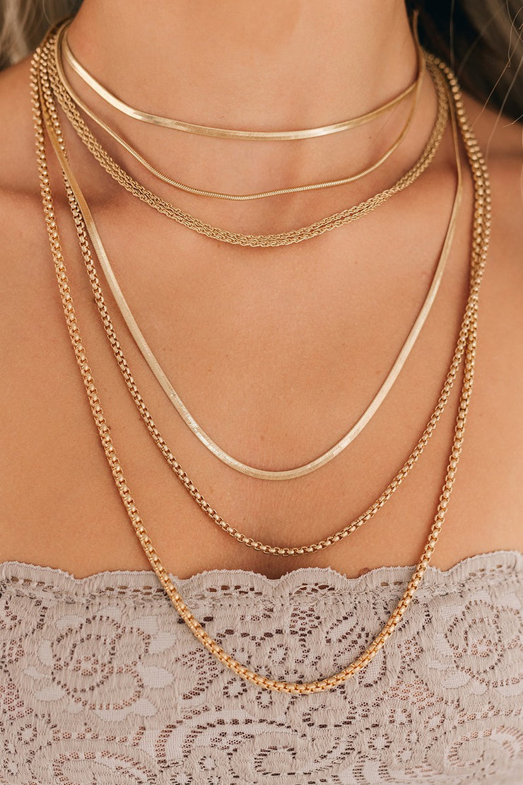 Heart of Gold Layered Necklace